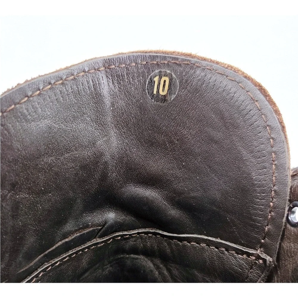 To‎ Boot New York Brown Lace Up Boots - Size 10